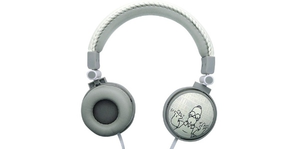 Headphone Hommer Simpson é confortável e conta com controlador de áudio embutido - Divulgação