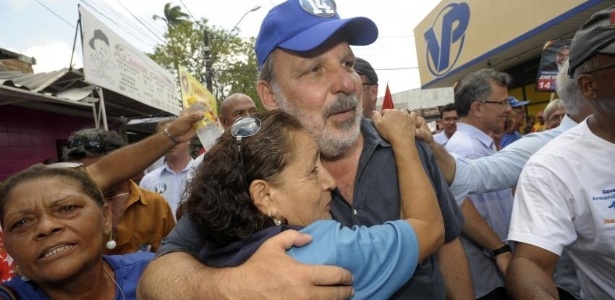 Armando Monteiro (PTB) durante campanha eleitoral para o governo de Pernambuco - Leo Caldas/ Divulgação