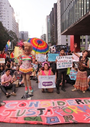 Declarações de Fidelix sobre homossexuais provocaram protesto em São Paulo - Reinaldo Canato/UOL