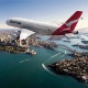 O Airbus A380, maior avião comercial do mundo, começou a operar a rota da Qantas Airlines entre Sydney, na Austrália, e Dallas/Fort Worth, nos Estados Unidos - Divulgação/Qantas Airlines