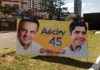 Na reta final, Aécio põe placas com ACM Neto em Salvador - Reprodução/Folha de S. Paulo