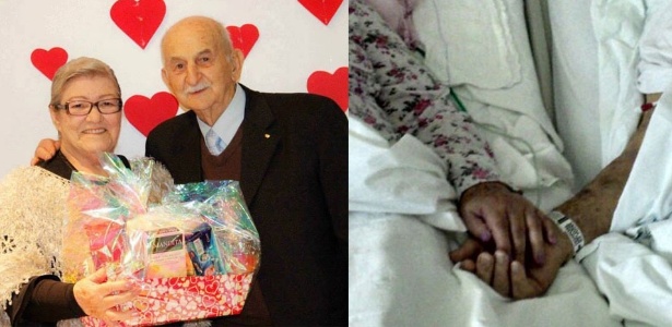 Italvino Possa, 89, e Diva Alves de Oliveira Possa, 80, que foram casados há 65 anos e morreram com 40min de diferença - Arquivo pessoal