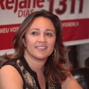 Primeira-dama Rejane Dias à época da sua primeira eleição para deputada federal, em 2014 - Reprodução/Facebook