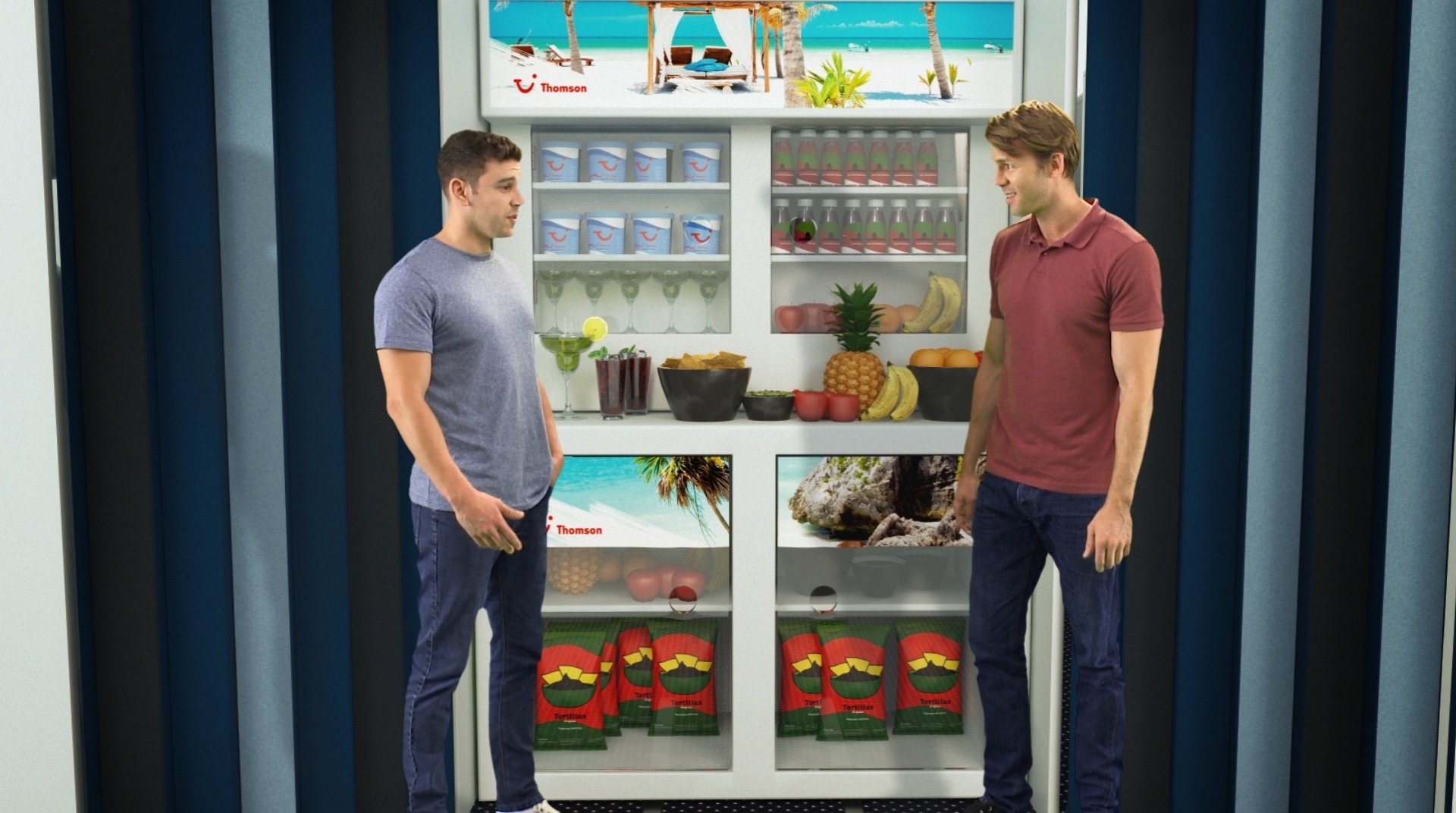 A companhia aérea britânica Thomson Airways apresentou um projeto que seria o avião do futuro - Divulgação