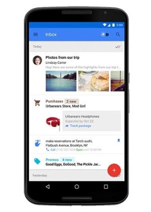 Desenvolvido pela equipe do Gmail, o aplicativo Inbox organiza e-mails e ajuda a lembrar de compromissos - Divulgação