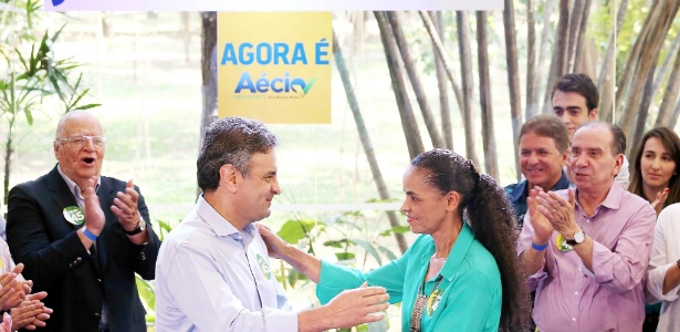 Terceira colocada no primeiro turno em 2014, Marina apoiou Aécio no segundo turno contra Dilma Rousseff