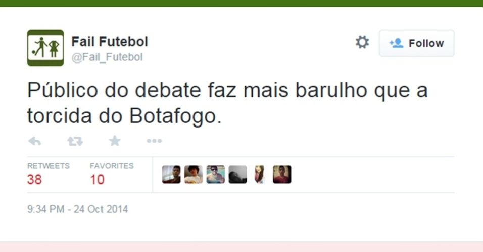 24.out.2014 - Internauta faz piada antes do último debate antes do segundo turno das eleições presidenciais, que acontecem no próximo domingo (26)