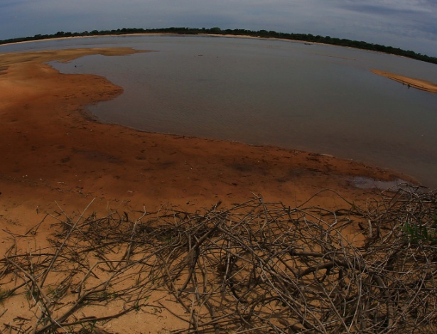 O Rio Araguaia está 95% abaixo de sua capacidade - Jorge Araujo/Folhapress