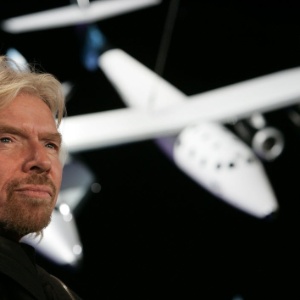Sir Richard Branson, fundador da Virgin Galactic - Stan Honda/AFP