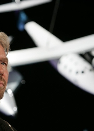 Sir Richard Branson, fundador da Virgin Galactic - Stan Honda/AFP