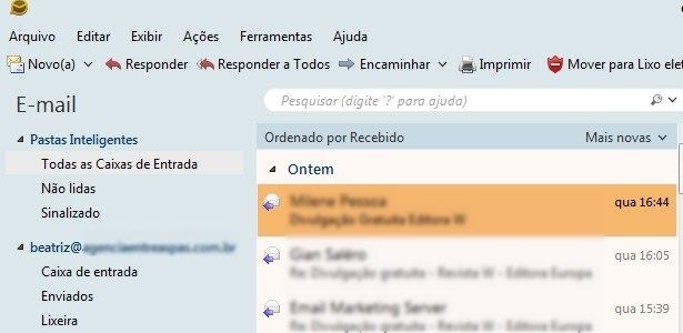 eMClient, gerenciador de correio eletrônico - Reprodução