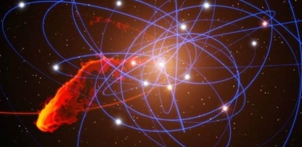 A G2 foi estendida pela gravidade do buraco negro central  - ESO