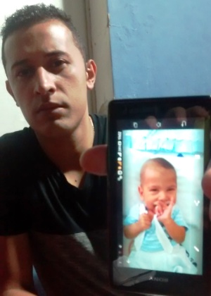 O menino Guilherme Souza da Silva, de sete meses, que morreu sem fazer o transplante para curar síndrome rara - Matheus Souza