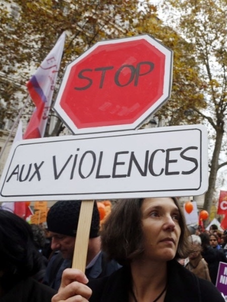 Protesto de mulheres na França - Francois Guillot/AFP