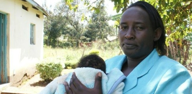O bebê "X", no orfanato de Bungoma, no Quênia - BBC