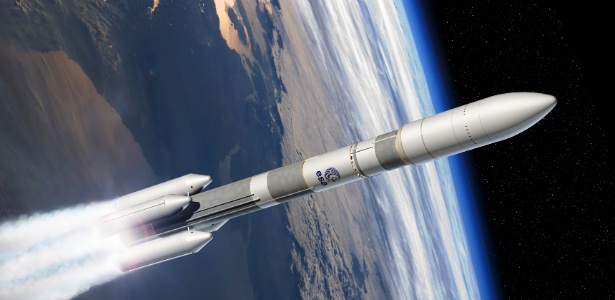 Ilustração demonstra como será o veículo de lançamento Ariane 6 - ESA