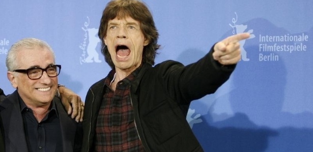 Martin Scorsese e Mick Jagger juntos no Festival de Berlim