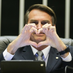 O deputado Jair Bolsonaro (PP-RJ), que disse que não estupraria a deputada Maria do Rosário (PT-RS) porque ela não merecia. - Sergio Lima/Folhapress