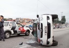 Suspeito morre e carro da PM capota durante perseguição em SP - Paulo Lopes/Futura Press/Estadão Conteúdo 