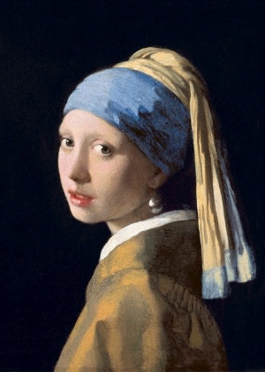 Quadro ""A Jovem da Pérola"" do holandês Johannes Vermeer - Royal Picture Gallery Mauritshuis