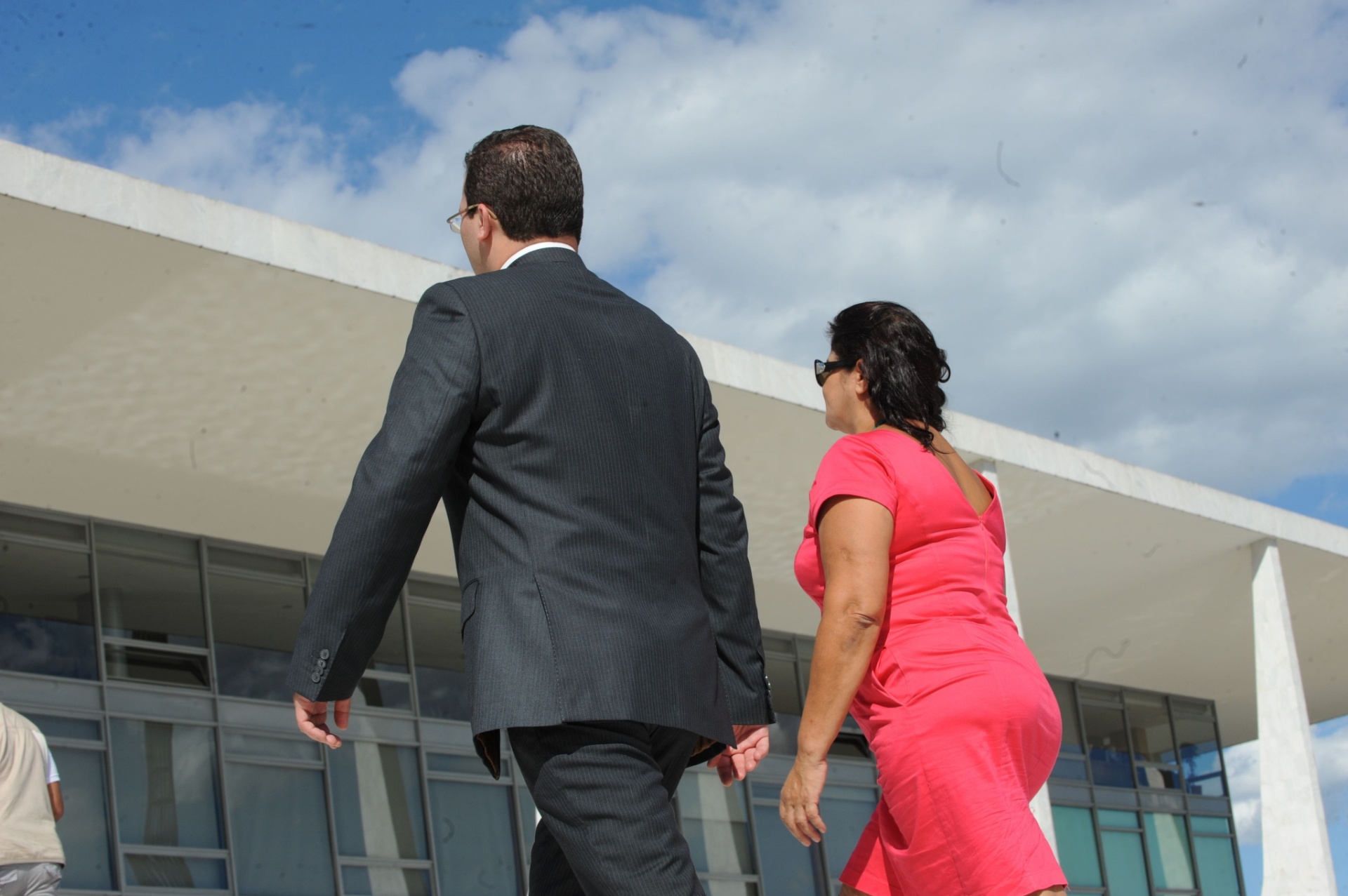 28.dez.2014- O cerimonial do Palácio do Planalto faz ensaio para a cerimônia de posse da presidente Dilma Rousseff, marcada para o dia 1º de janeiro - Elza Fiúza/ Agência Brasil