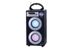 Caixa de som Torre Bluetooth SP106 tem jeito retrô e áudio de boa qualidade - Divulgação