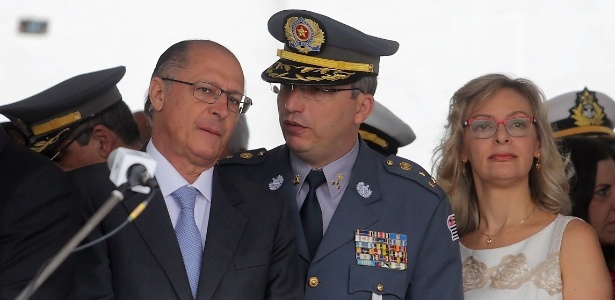 Alckmin participa de cerimônia de posse do novo comandante da Polícia Militar - Nilton Fukuda/Estadão Conteúdo 