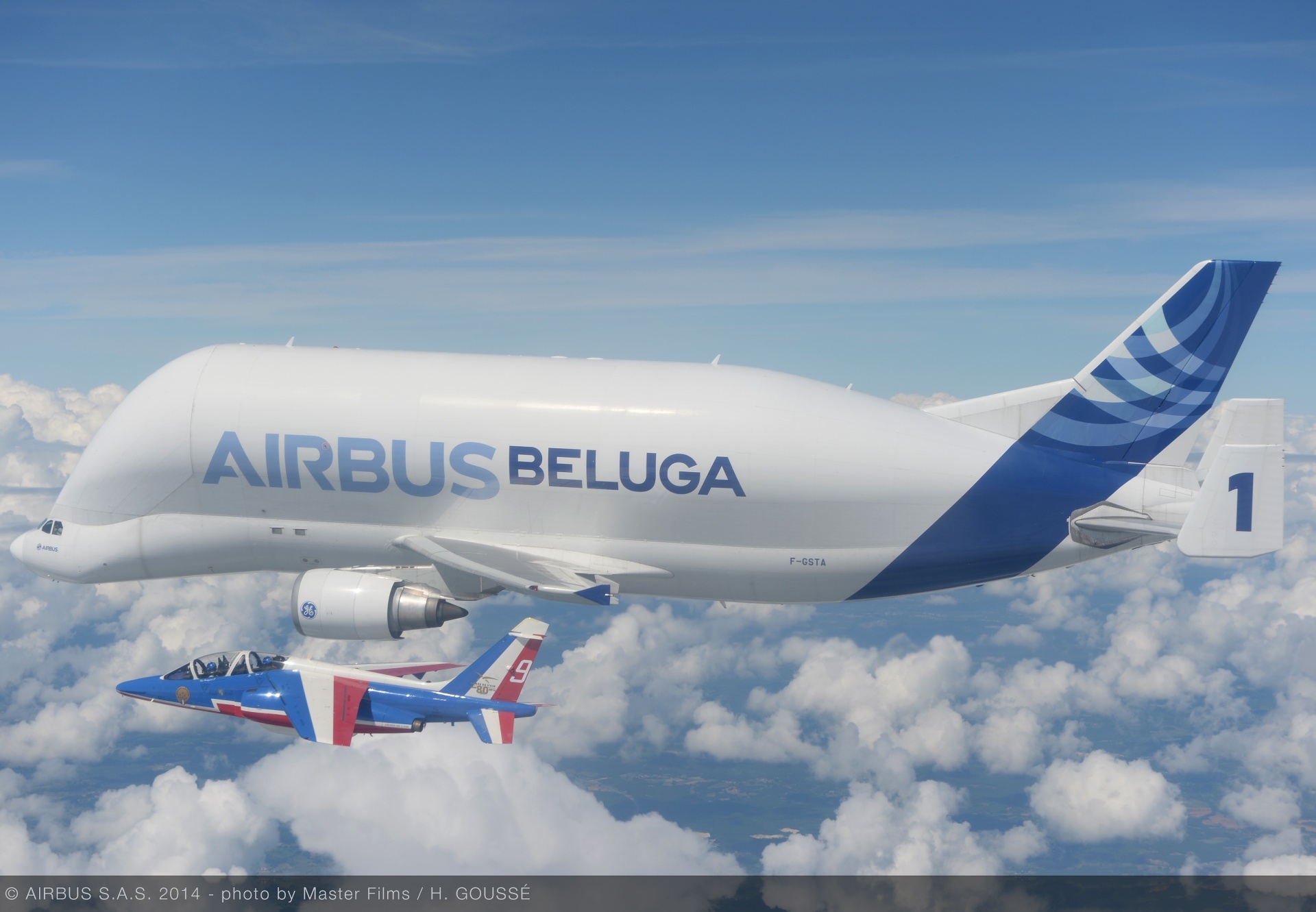 Airbus Beluga, A300-600ST, que transporta partes dos aviões da própria Airbus - Divulgação/Airbus