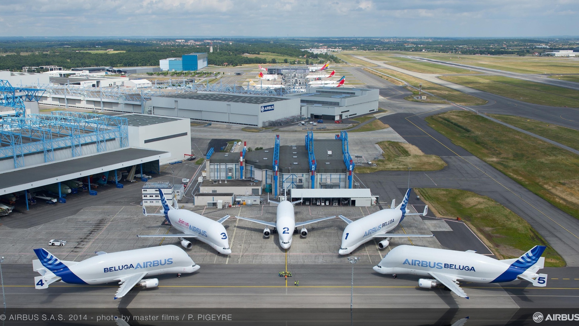 Airbus Beluga, A300-600ST, que transporta partes dos aviões da própria Airbus - Divulgação/Airbus