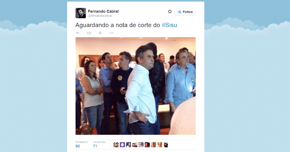 Candidatos publicam memes no Twitter após a divulgação das notas de corte do Sisu 2015