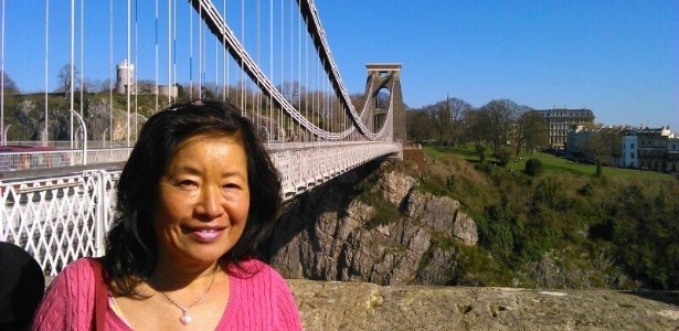 Kayo Takii estudou inglês durante dois meses em Bristol, na Inglaterra, em 2014  - EC Bristol/Divulgação