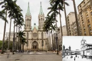 São Paulo Antiga - Praça da Sé em 1952 Destaque para a própria