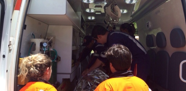 Bombeiros resgataram feridos em rapel, no RS; operação feita de helicóptero foi delicada - Cid Martins/Agência RBS/Agência O Globo