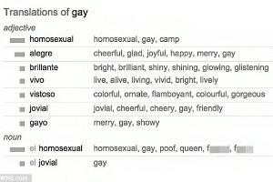Google Tradutor usa palavras ofensivas e homofóbicas para descrever gay -  Entretenimento - BOL