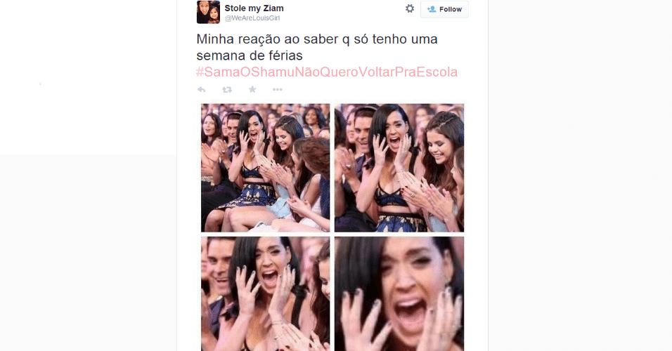 O retorno às aulas em grande parte das escolas do país rendeu muitos memes e piadas nas redes sociais. A hashtag #SamaOShamuNãoQueroVoltarPraEscola foi parar nos assuntos mais comentados do Twitter brasileiro. Confira algumas das piadas