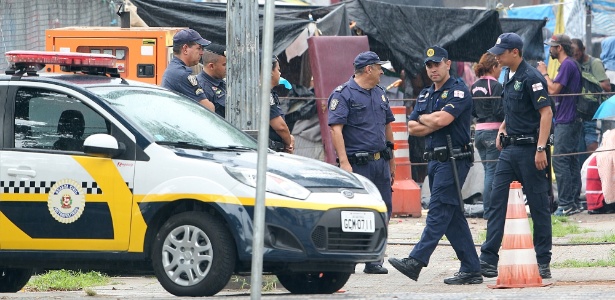 4.fev.2015 - Agentes da Guarda Civil Metropolitana fazem ronda em São Paulo - Márcio Fernandes/Estadão Conteúdo