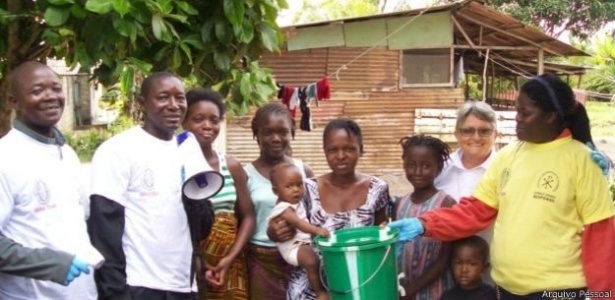 Famílias que vivem em região com casos de ebola recebem ajuda na Libéria - Arquivo pessoal