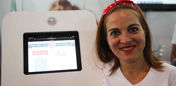Raquel Braga lançou o site durante a Feira do Empreendedor, em São Paulo - Junior Lago/UOL