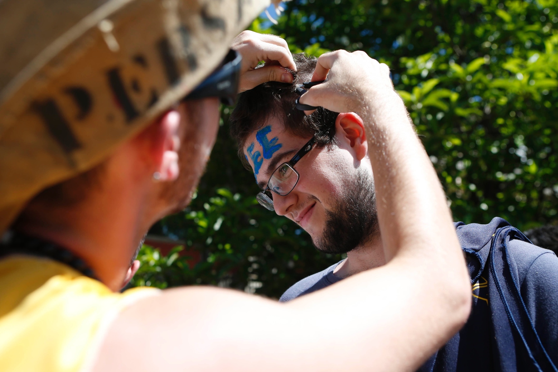 trote Poli-USP, calouros, festa, USP, tinta na cara, calourada - Junior Lago/UOL