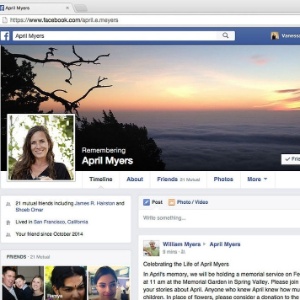 Divulgação Após morte, amigo responsável por perfil no Facebook poderá postar mensagem de condolência