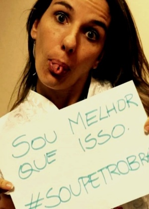 Thelma Wiegert, funcionária da Petrobras que protestou contra imagem negativa dos trabalhadores da empresa - Reprodução/Facebook