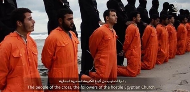 Vídeo com execução de cristãos egípcios provocou reflexão na Líbia - Reprodução/YouTube