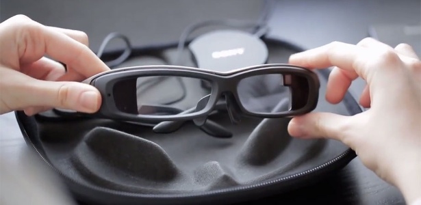 Óculos SmartEyeGlass, da Sony, são alternativa ao Google Glass - Reprodução