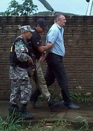 O grileiro Ezequiel Antônio Castanha, considerado o maior desmatador da Amazônia, é preso em operação do Ibama em conjunto com a Polícia Federal em Novo Progresso, no Pará - Divulgação/Ibama