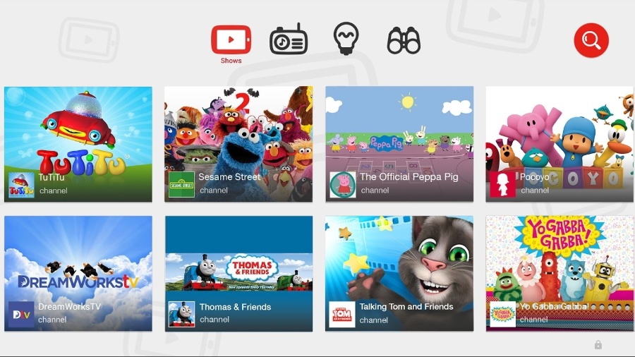 YouTube Kids, versão específica do aplicativo para crianças - Divulgação