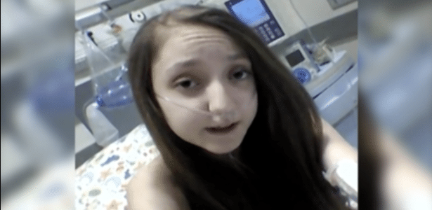 A chilena Valentina Maureira, 14, sofre de fibrose cística - Facebook/Reprodução