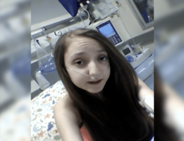 A chilena Valentina Maureira, 14, sofre de fibrose cística - Facebook/Reprodução