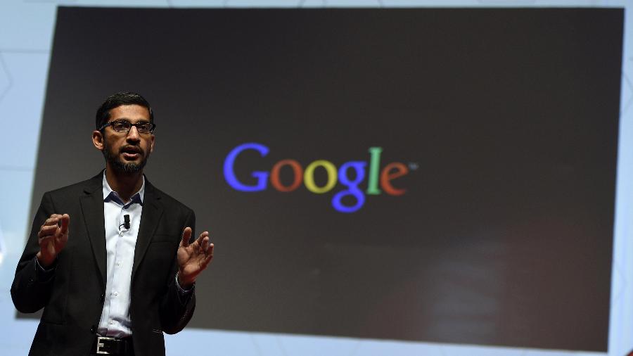 Sundar Pichai, CEO do Google, chamou atenção para o avanço do coronavírus na Índia - Josep Lago/AFP 