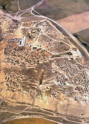 Visão aérea da cidade assíria de Nimrud, no Iraque atual - Unesco