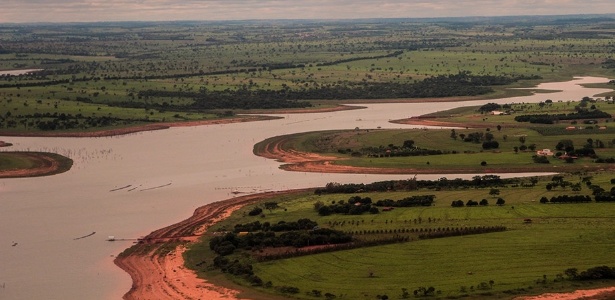 Lago da represa de Ilha Solteira (SP), um dos que formam a hidrovia Tietê-Paraná - José Eduardo Bernardes/Agência Pública/Greenpeace